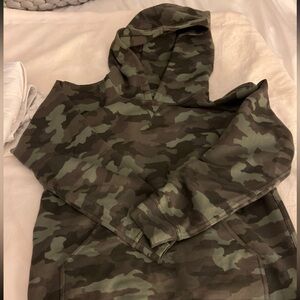 Lululemon All Yours Camo Fleece Hoodie Size 10